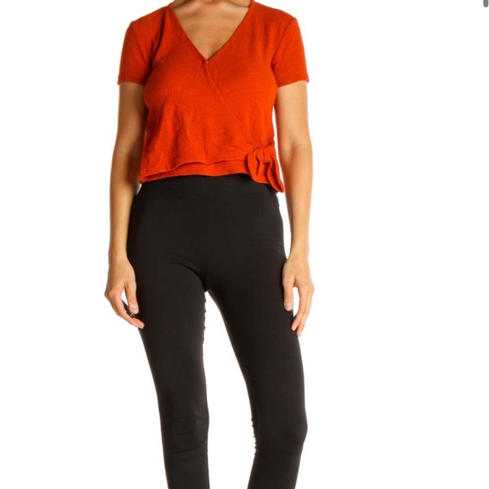 Madewell rusty orange top